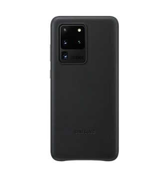 Samsung Galaxy S20 Ultra (SM-G988F) Oriģināls Ādas Telefona Vāciņš Maciņš EF-VG988LBEGEU, Melns | Original...
