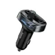 Baseus FM modulators T Shaped S-09 ar Bluetooth MP3 auto lādētāju, melns
