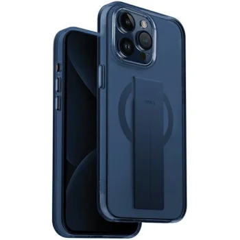 Uniq Heldro Mag Magclick lādēšanas futrālis iPhone 15 Pro Max - zils | Charging case for blue