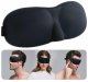Маска для сна 3D с углублениями для глаз, черная