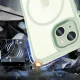 Tech-Protect MagMat MagSafe Case for iPhone 15, Clear Green