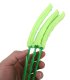 Microfiber blind cleaning brush with three heads, green