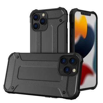 Ударопрочный чехол Hybrid Armor для iPhone 13 Pro, черный