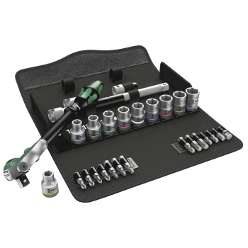 Wera 8100 SC 6 Zyklop Speed Ratchet Set, 28 Pieces