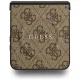 Чехол Guess 4G Classic MagSafe для Samsung Galaxy Z Flip 7 коричневый
