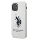 Apple iPhone 12 / 12 Pro 6.1\'\' US Polo Silicone Collection Case Cover (USHCP12MSLHRWH), White