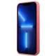 Чехол Karl Lagerfeld Silicone Plaque для iPhone 13 mini, фуксия