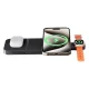 Bezvadu lādētājs, INVZI, MGF7B, 3in1, 15W (melns) | Wireless Charger, (black)