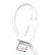 Baseus Superior USB uz Lightning kabelis 1.5m 2.4A, balts