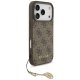 Guess iPhone 17 Pro vāciņš 4G Charms Collection MagSafe, brūns