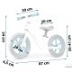 Nukido Light Flee Kids Balance Bike, 12 inches