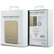 Guess MagSafe bezvadu ārējais akumulators Metal Script Logo 3000mAh, zelta