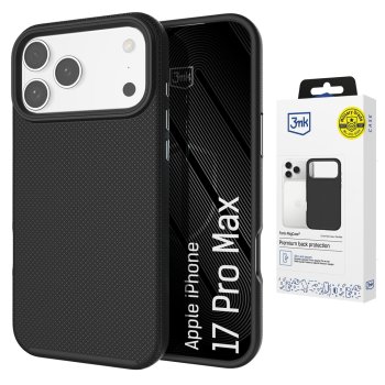 3mk Fortis MagCase vāciņš iPhone 17 Pro Max - Melns