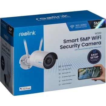 Reolink W320 5MP drošības kamera, balta
