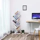 Современный книжный стеллаж в форме дерева, белый