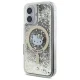 Hello Kitty iPhone 16 vāciņš Liquid Glitter Fever MagSafe, zelta
