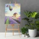 Ikonka Картина по номерам Лавандовое поле, 50x40 см