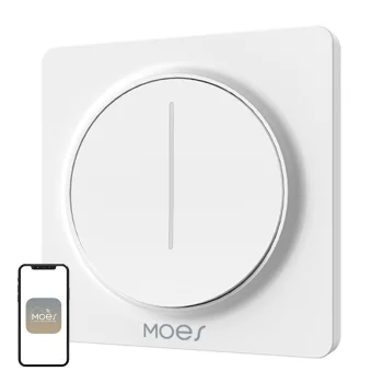 Умный диммер MOES ZS-SY-EUD-WH ZigBee, белый