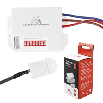 Датчик движения PIR Maclean MCE32, 360°, 800W