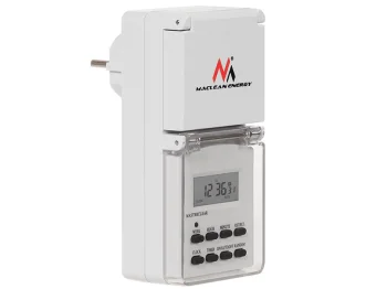 Цифровой таймер Maclean, Уличный, Случайная функция, 3600W, IP44, MCE08