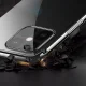 Прозрачный чехол для iPhone 13 mini Clear Color 0.3mm с синей рамкой