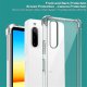 Sony Xperia 10 IV IMAK Flexible TPU Case Cover + Screen Protector, Transparent | Telefona Vāciņš Maciņš Apvalks...