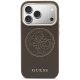 Guess Perforated 4G MagSafe vāciņš Apple iPhone 17 Pro Max, brūns