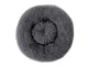 Soft Plush Pet Bed for Dogs and Cats, 80 cm, Dark Grey