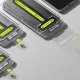 Защитное стекло Ringke Easy Slide для Samsung Galaxy A56 5G (2 шт.), прозрачное