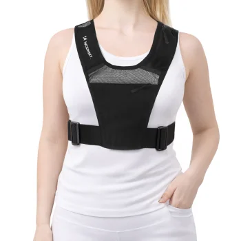 Wozinsky WKDB1 Reflective Running Vest, Black