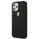 Ferrari iPhone 12 Pro Max Case On Track Silicone, Black