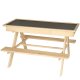 Garden Children\'s Wooden Bench Table with Drawing Board, 92x78x68 cm