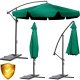Salokāms dārza lietussargs, saulessargs, 8 segmentu, zaļš, 300cm | Folding Garden Umbrella