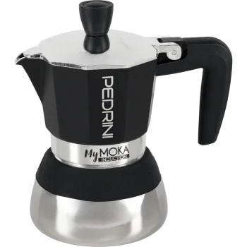 Pedrini MyMoka Induction mokas kanniņa, 2 tasītes, sudraba/zila
