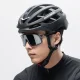Velosipēda ķivere Rockbros HC-58BK-L 58-61 cm, melna un pelēka