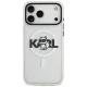 Karl Lagerfeld IML Choupette Sketch Logo MagSafe Vāciņš iPhone 17 Pro, Caurspīdīgs