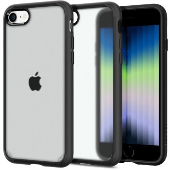 Apple iPhone 8 / 7 / SE (2020) (2022) 4.7" Spigen Ultra Hybrid Case Cover, Frost Black | Telefona Vāciņš Maciņš...