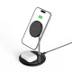 Беспроводная зарядная станция Tech-Protect QI15W-A39 2in1 MagSafe - Black