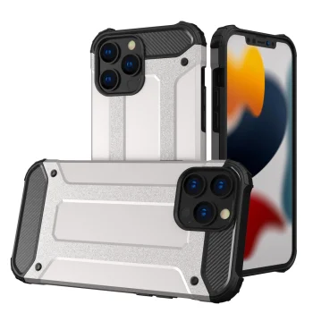 Защитный чехол Hybrid Armor для iPhone 13 Pro, серебристый