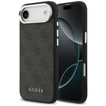 Guess iPhone 17 Air vāciņš 4G Classic Logo MagSafe, melns