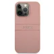 Чехол Guess для iPhone 13 Pro Max Saffiano Stripe, розовый