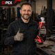 OPEX TOOLS OPX28010 Bezvadu leņķa slīpmašīna, 125mm, 21V, 2x 3.0Ah akumulatori