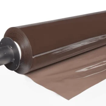 PVC tenta plēve 0.5 mm (500 mkr), platums 1.40 m, bronza