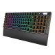 Royal Kludge RK96 RGB mehāniskā tastatūra klaviatūra ar apgaismojumu Bluetooth/USB, melns | Wireless Mechanical...