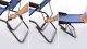 Garden - Beach Deckchair, Sunbathing Lounge, Folding Chair, Gray