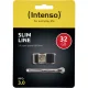 USB-флешка Intenso Slim Line 32 ГБ USB 3.0, черная