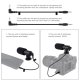 Puluz Dual Handle Vlog Kit Stand with LED Lamp and Microphone for Smartphone