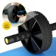 Ролик для пресса 4FIZJO AB WHEEL PRO для тренировки мышц живота, желтый