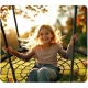 Neo-Sport NS-104 Spider Web Saucer Swing 120 cm for Kids and Adults