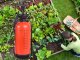 Hand pressure garden sprayer with long lance, 8L, shoulder strap, orange